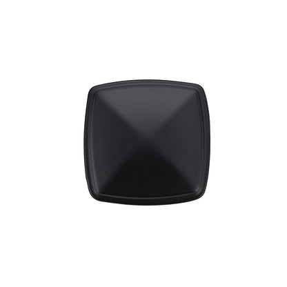 Ravinte 25 Pack Matte Black Kitchen Cabinet Square Knob 1-1/4 inches,