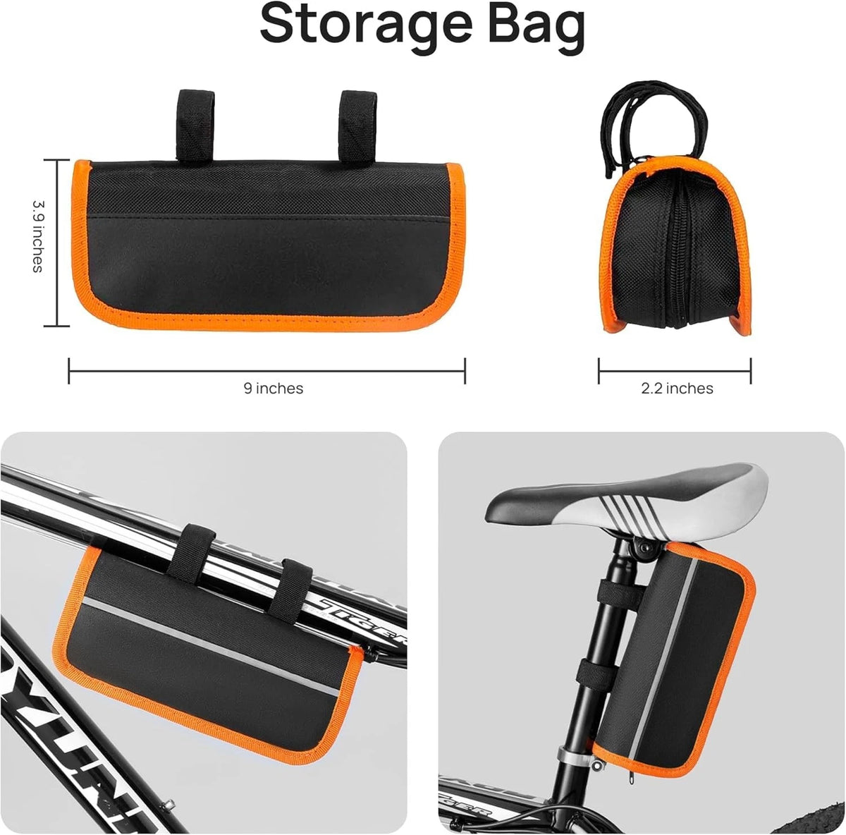MORITAS PET Bike Repair Kit 9.0 Inches X 3.0 X 2.2", Black And Orange