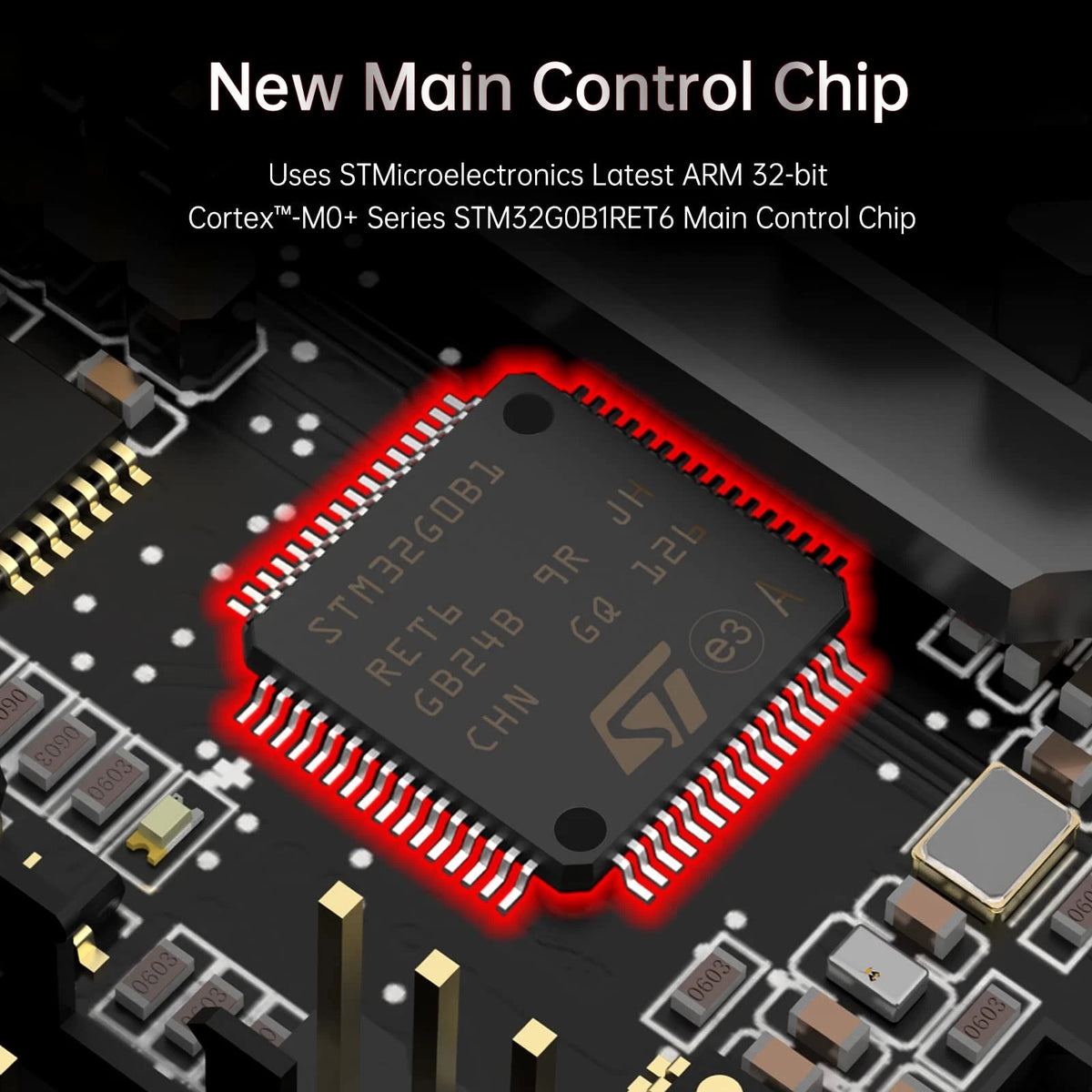 BIGTREETECH SKR Mini E3 V3.0 Control Board with TMC2209 UART Stepper Black