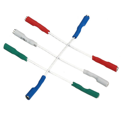 4Pcs 7N headshell wires OFC turntable leads phono cartridge cables replacement F
