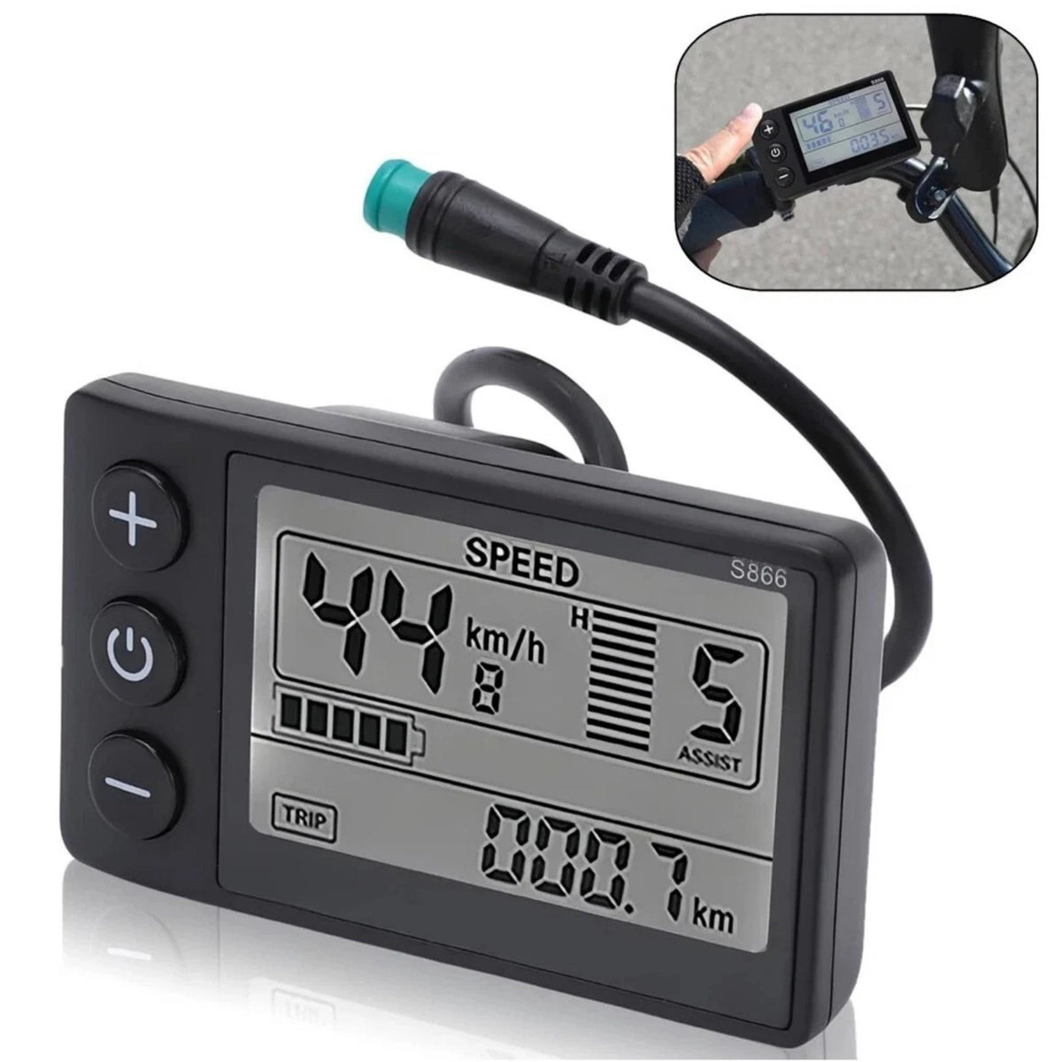 Universal Electric Bike LCD Screen for Electric Scooter Handlebars