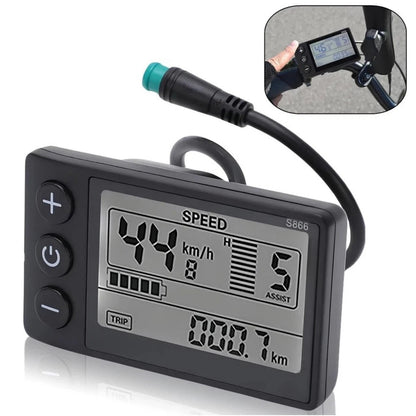 Universal Electric Bike LCD Screen for Electric Scooter Handlebars