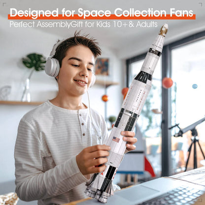 NASA Apollo Saturn V 3D Puzzles for Adults Kids Space Toys Large, Green