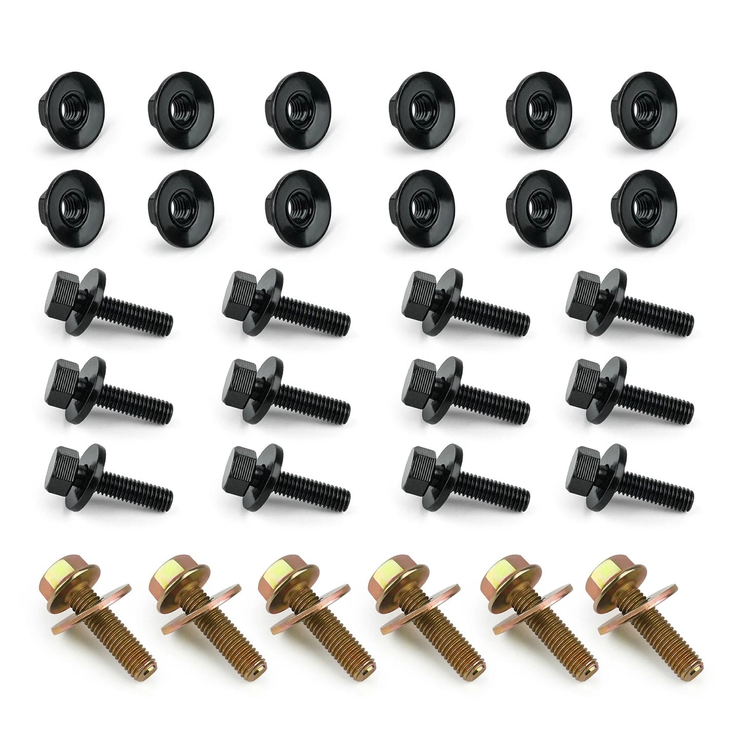 Fits Jeep Wrangler JK JL 07-25 Side Step / Running Board Bolts Hardware (4 door)