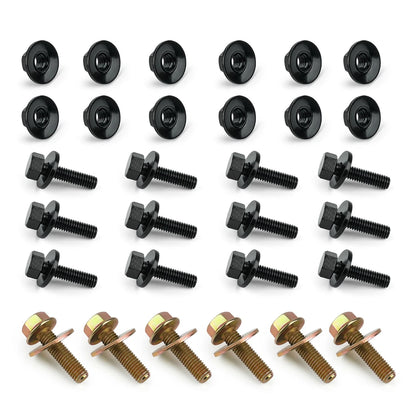Fits Jeep Wrangler JK JL 07-25 Side Step / Running Board Bolts Hardware (4 door)