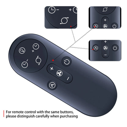 Remote Control For Lasko Windstorm Fan S18654 -Black