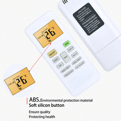Remote Control For Midea/Blue Star Air Aonditioner RG52E2/BGEF RG52A4/BGEF