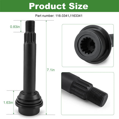 116-3341 Spindle Shaft and Seal For Exmark Lazer Z Radius