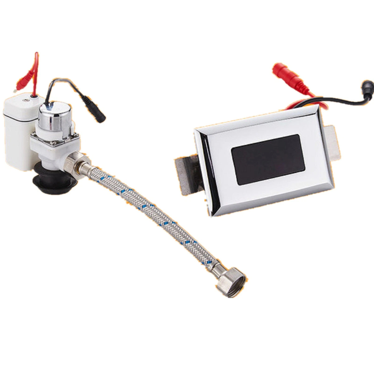Automatic Ceramic Integrated Standing Urinals Sensor Flusher Flush Valve Kit e