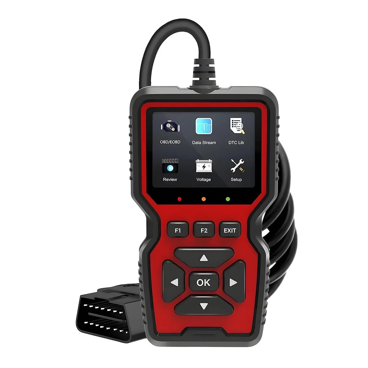 BESULEN Car OBD2 Scanner, V519 Auto Code Reader, 2.6*1.7*0.6in, Black