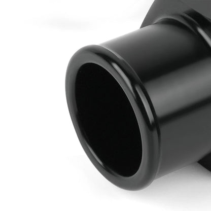 2-Pack SBC 10AN Valve Cover Adapter Aluminum Fittings for Push-In Grommet Black