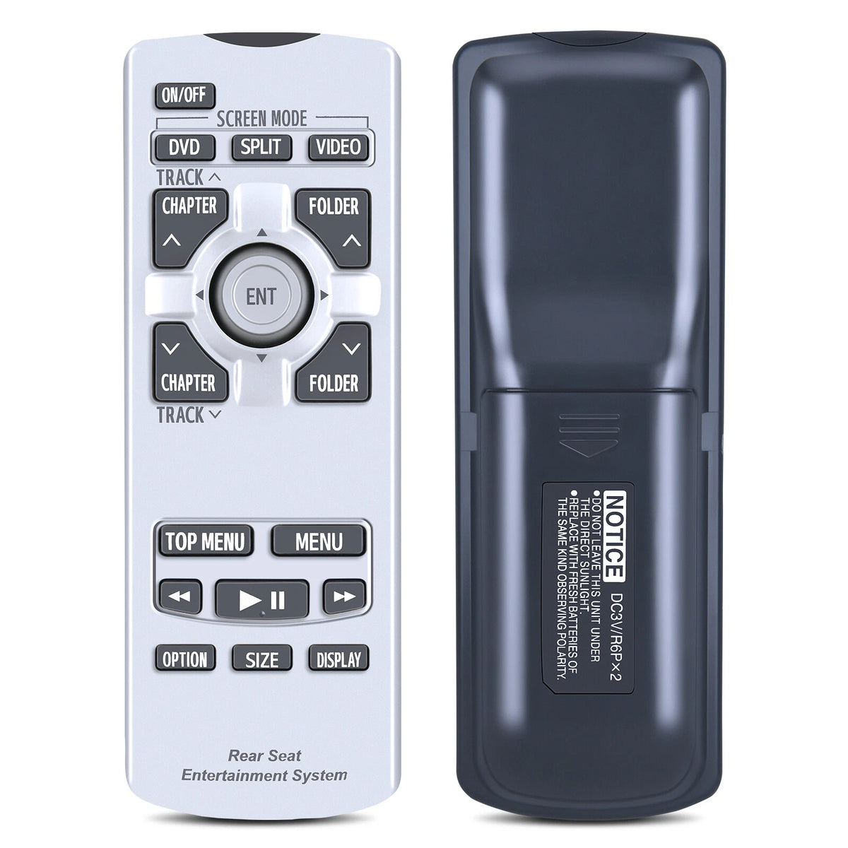 Replacement Remote Control For 2011-2014 Toyota Sienna DVD 86170-45070