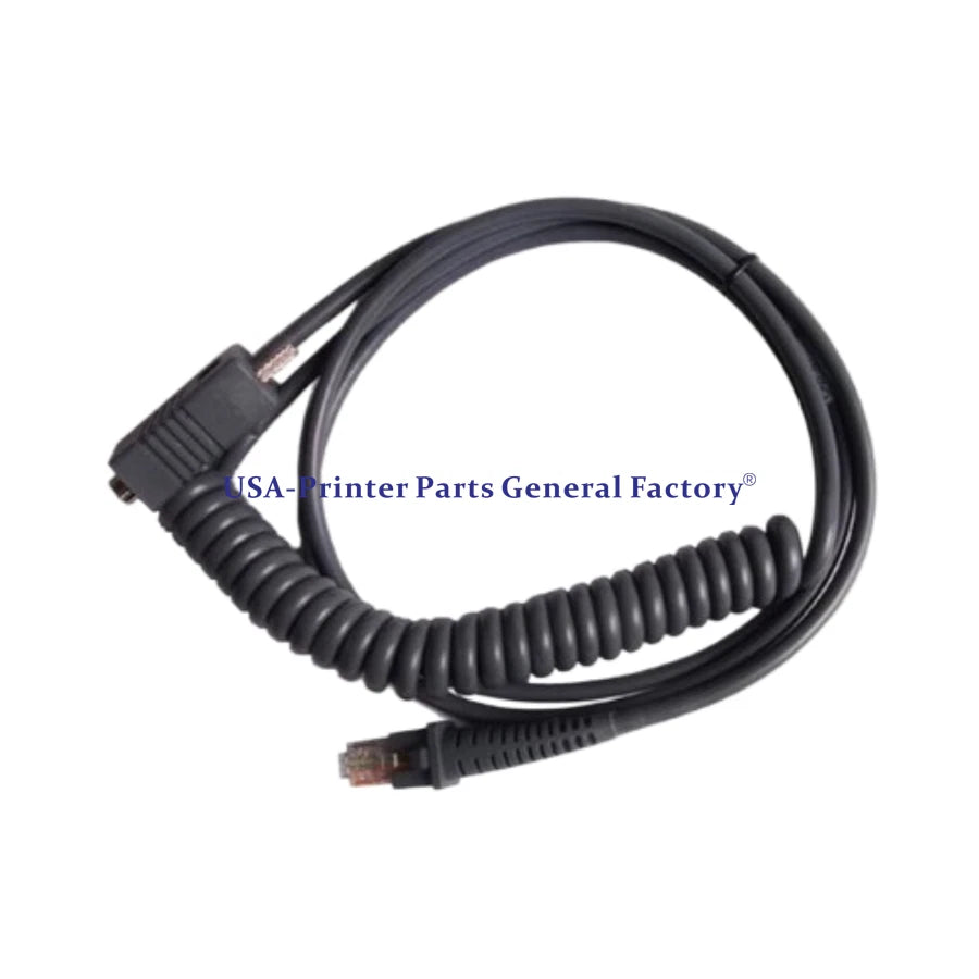 9FT Coiled RS-232 Serial Cable For Datalogic D100 QD2130 GD4130 Mobile Computers