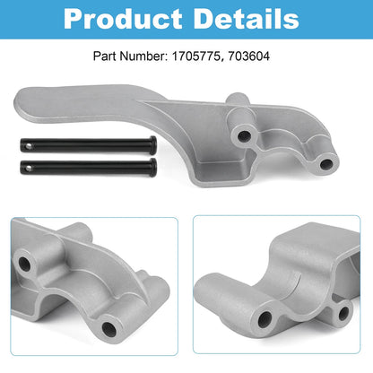 Easy-Off Aluminum (Cast) Tarp Stop w/Clevis Pins -6 Tarp Stops - 12 Pins 1705775