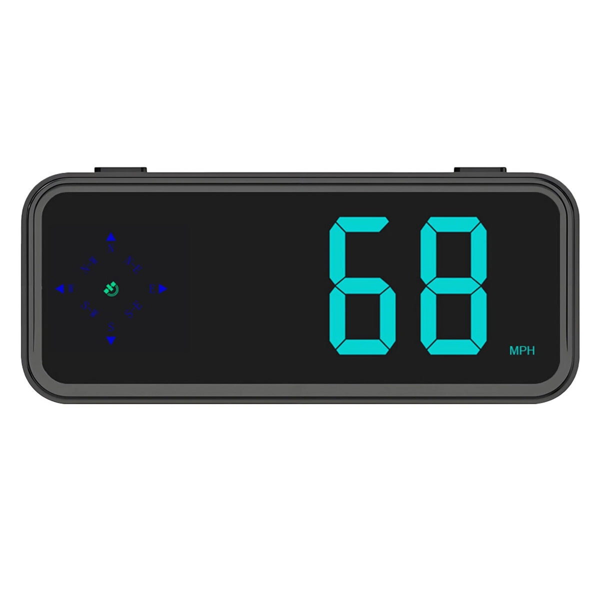 Mini GPS Car HUD Head Up Display Digital Speedometer With Compass Clock MPH/KMH