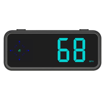 Mini GPS Car HUD Head Up Display Digital Speedometer With Compass Clock MPH/KMH