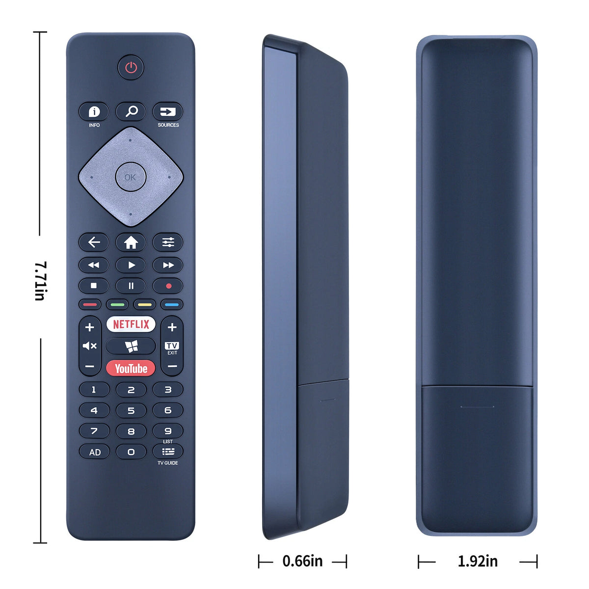 Replacement Remote Control For Philips TV BRC0884306/01 398GR10BEPHN0037BC