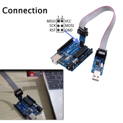 for ATMEL 51 AVR USB ISP ASP Microcontroller Programmer Downloader with 1 PCS