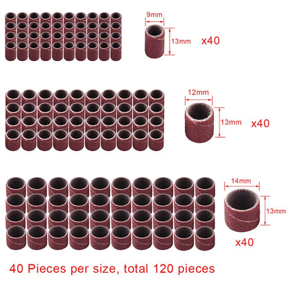 AUSTOR Aluminum Oxide Sanding Drum Set with Free Box  Version