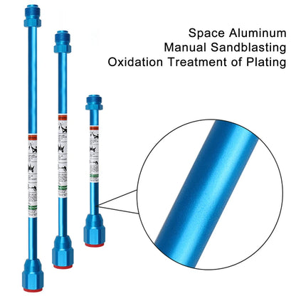 Airless Paint Sprayer Spray Gun Tip Extension Pole Rod 3 Pack Silver
