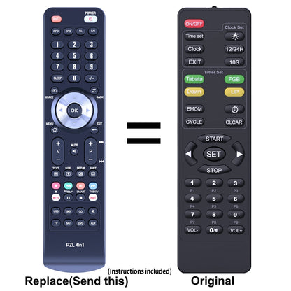Remote Control For ANJANK CT008 Gym Timer 15 Inch Large LED Display
