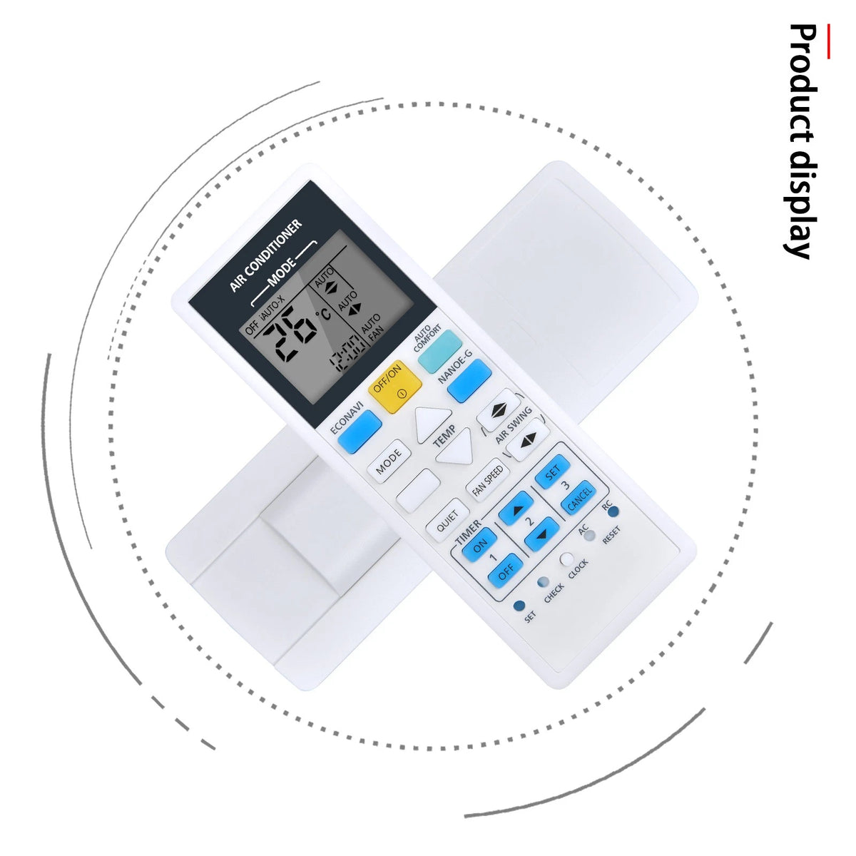 Remote Control For Panasonic Air Conditioner A75C4762 A75C4406 A75C4543 A75C3300