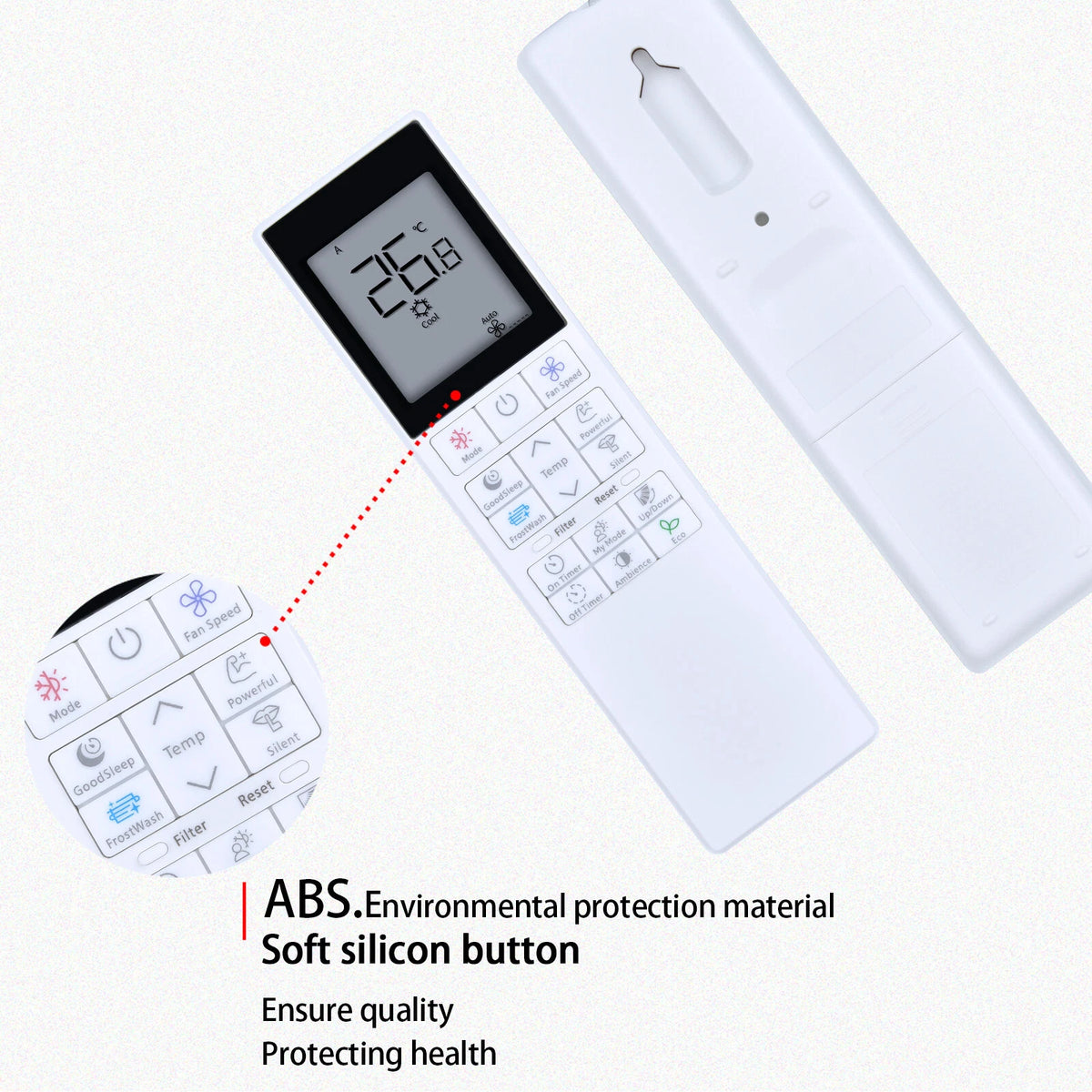 Remote Control For Hitachi Air Conditioning RC-AGU1ED0I RC-AGS1EA0E RAR-MOA6