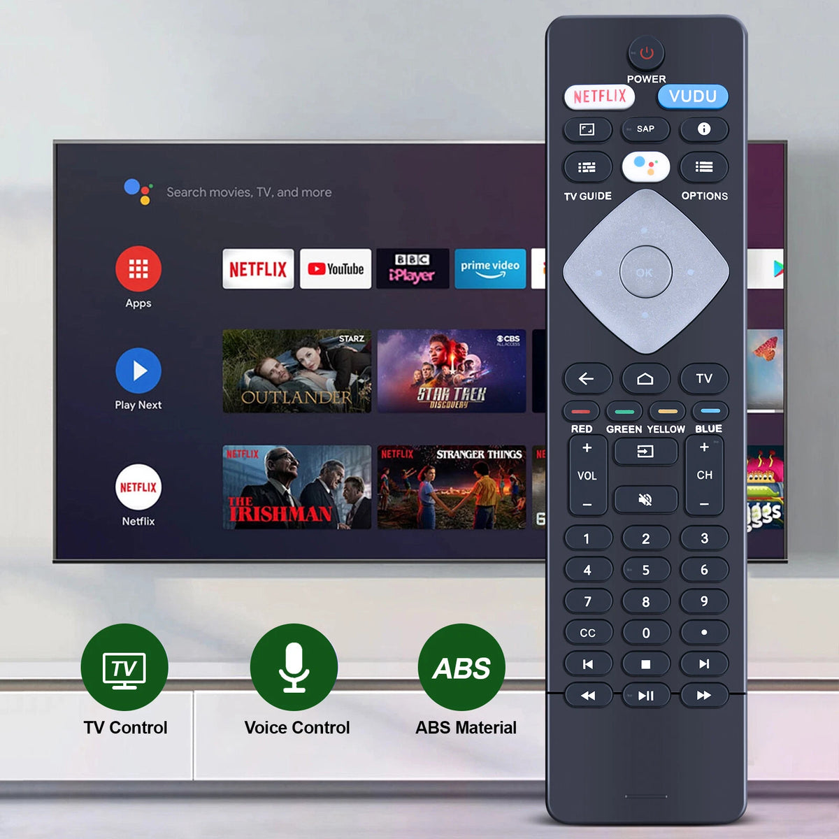 NH800UP BT800 Voice Remote Control For Philips TV 43PFL5766/F6 50PFL5766F6