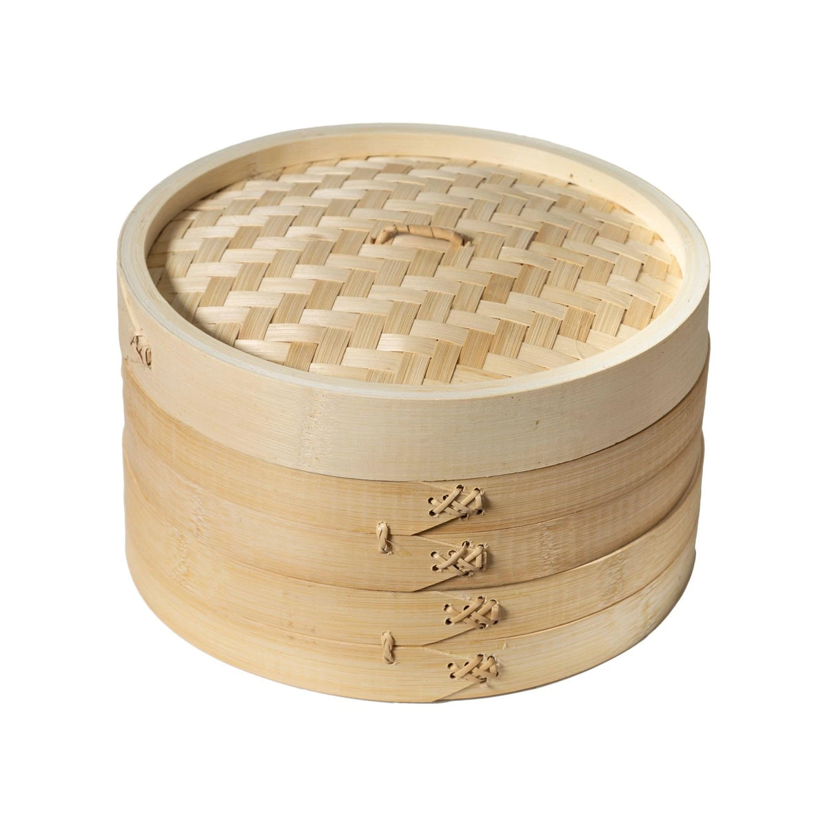 Joyce Chen 2-Tier Bamboo Steamer Baskets, 10-Inch 10 inch, Natural