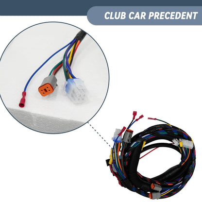 Golf Cart Wiring Harness for Club Car Precedent Gray Controller #1515-5201,...