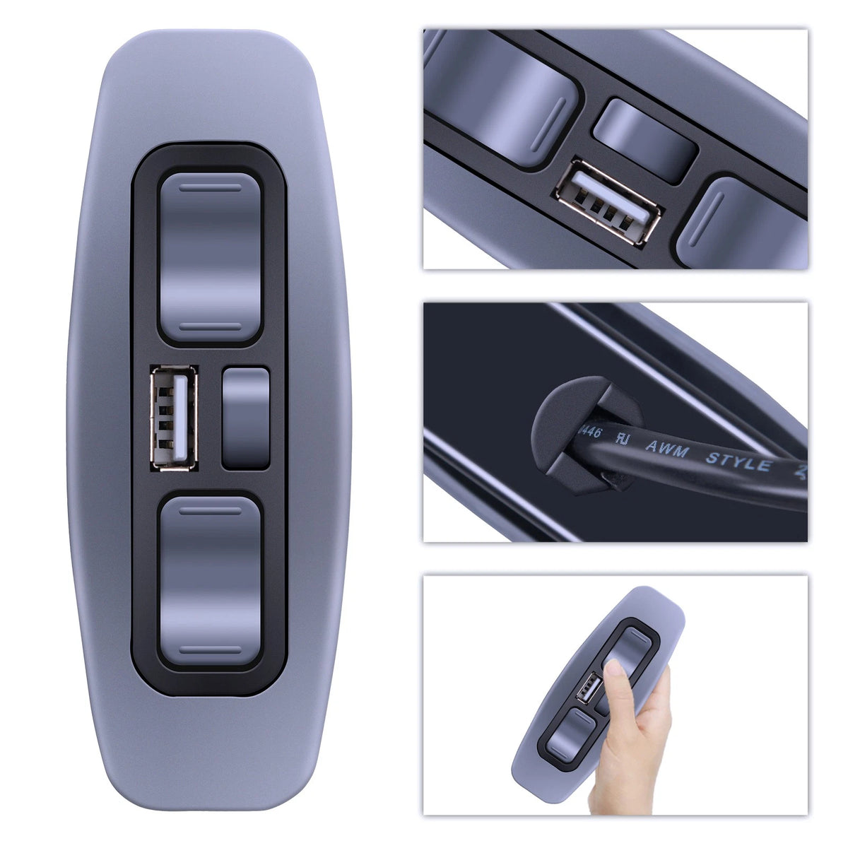 For Okin 5 Button Recliner Replacement Parts, Hand Control Handset 5 Pin Plug