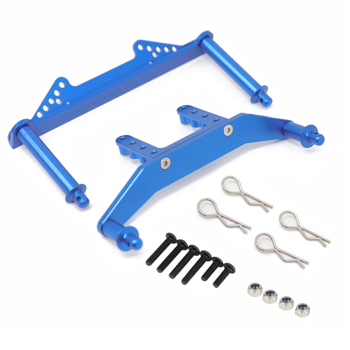 1/10 RC Car Aluminum Alloy Front & Rear Body Posts& Mounts For Traxxas Slash 2WD