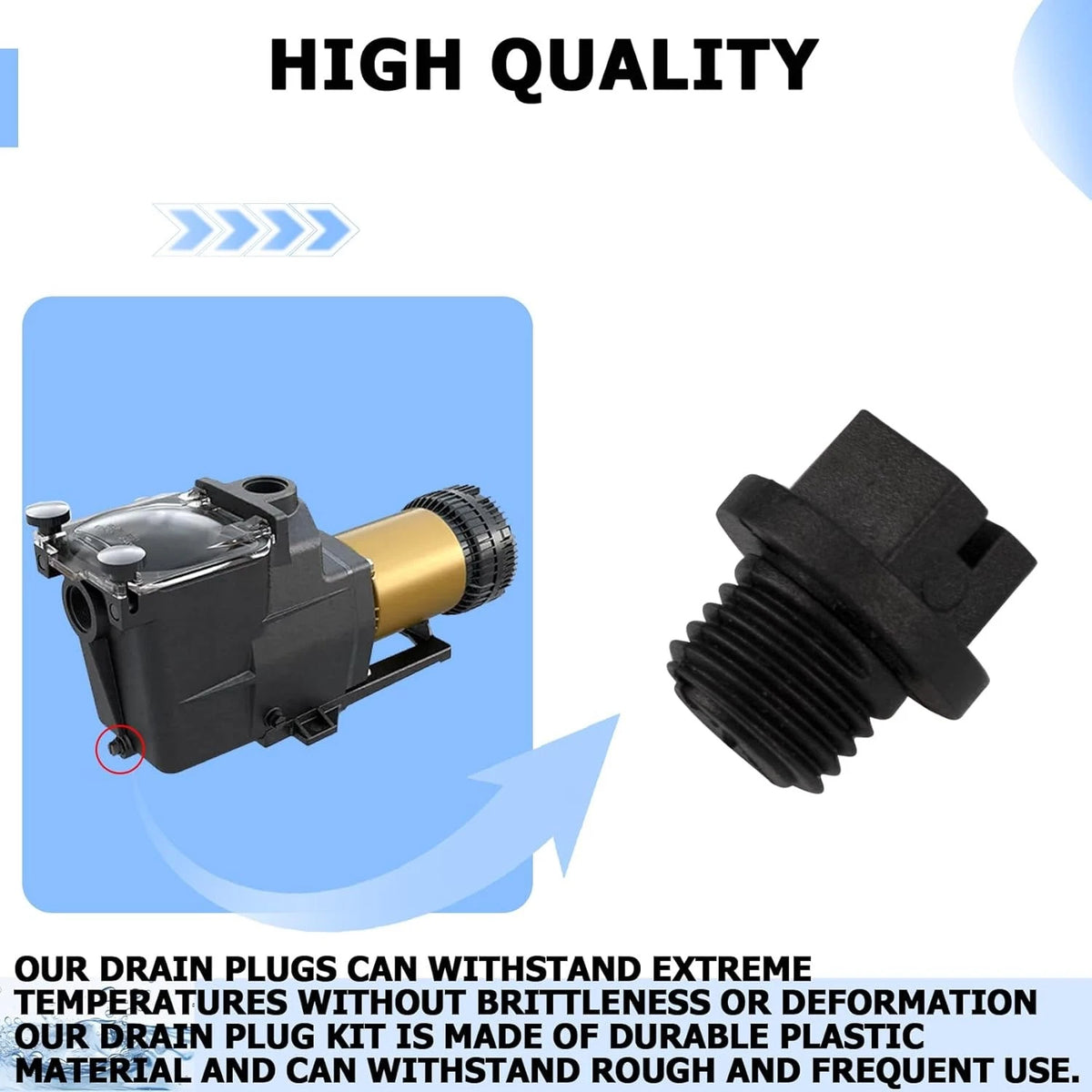 SPX1700FG Pool Pump Plug for Replacement of Hayward Super PowerFlo and...