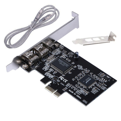 3 Ports 1394A Firewire Expansion Card Accessories With Low Profile Bracket