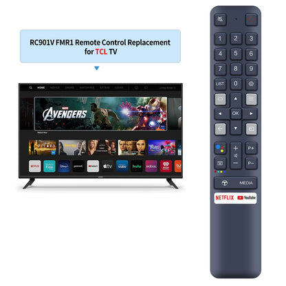 RC901V FMR1 Remote Control For TCL LED TV 32A323 40A323 43P30FS 49P30FS