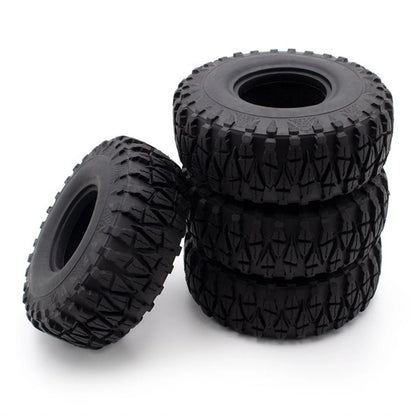 4Pack 1/10 RC Car 1.9" Rubber Wheel Tyres Tires Cover For 1.9in RC Wheel Rim D