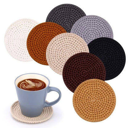 UzecPk Crochet Kits, Kit for Beginners 8 PCS 8 Pcs, 8PCS Coasters