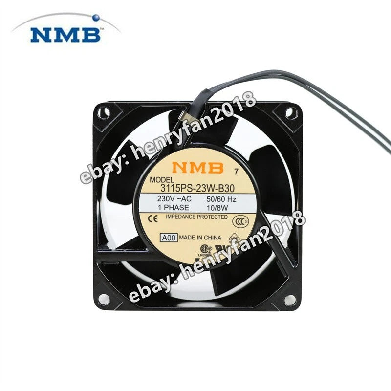 NMB Fan 3115PS-23W-B30 AC 230V 10/8W 50/60Hz 80*80*38mm Axial Cooling Fan