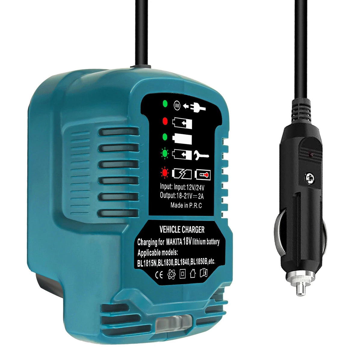 Replacement Car Charger For Makita 18V LXT Battery BL1815 BL1830 BL1840 BL1845
