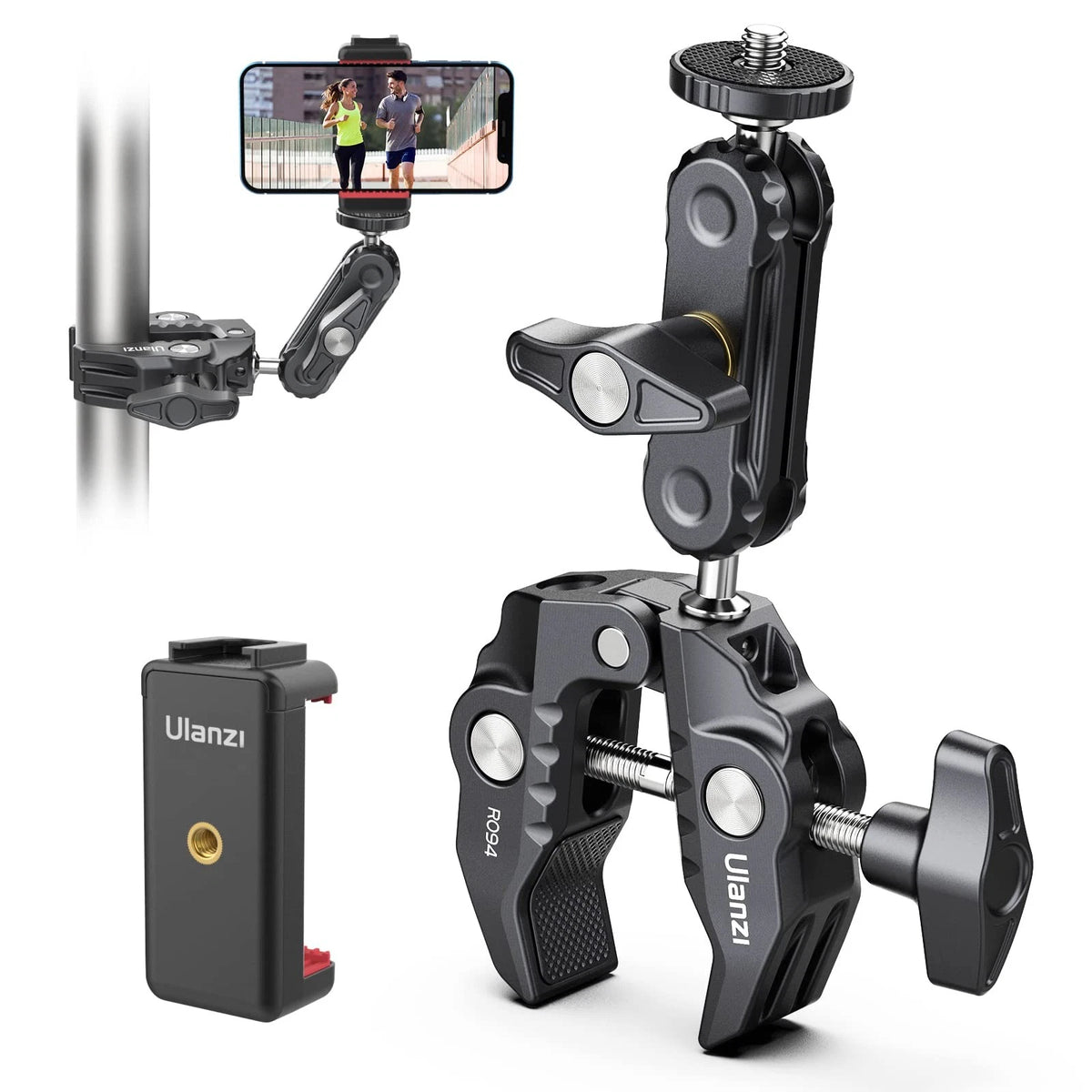ULANZI Super Clamp Camera Mount Phone Kit, Kit