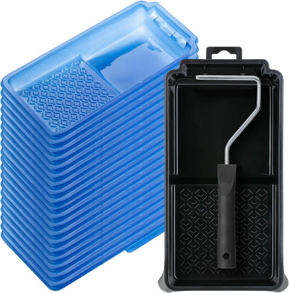 Bates- 4 Inch Paint Tray Set, 22 pcs, 1x 4 Roller Tray, 20x...