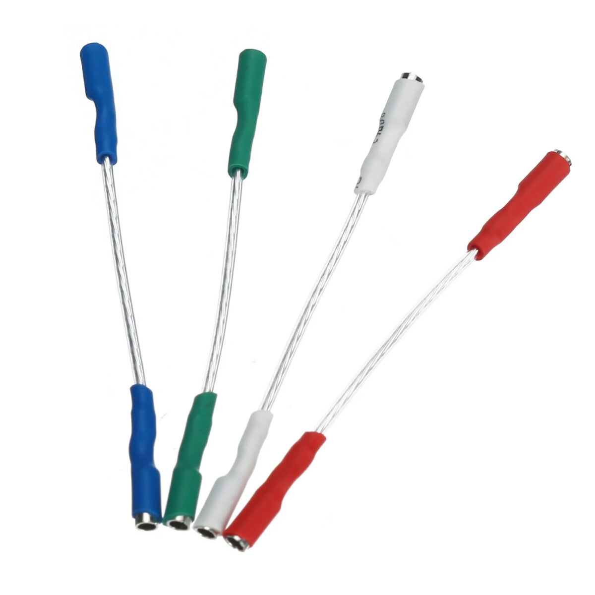 4Pcs 7N headshell wires OFC turntable leads phono cartridge cables replacement F
