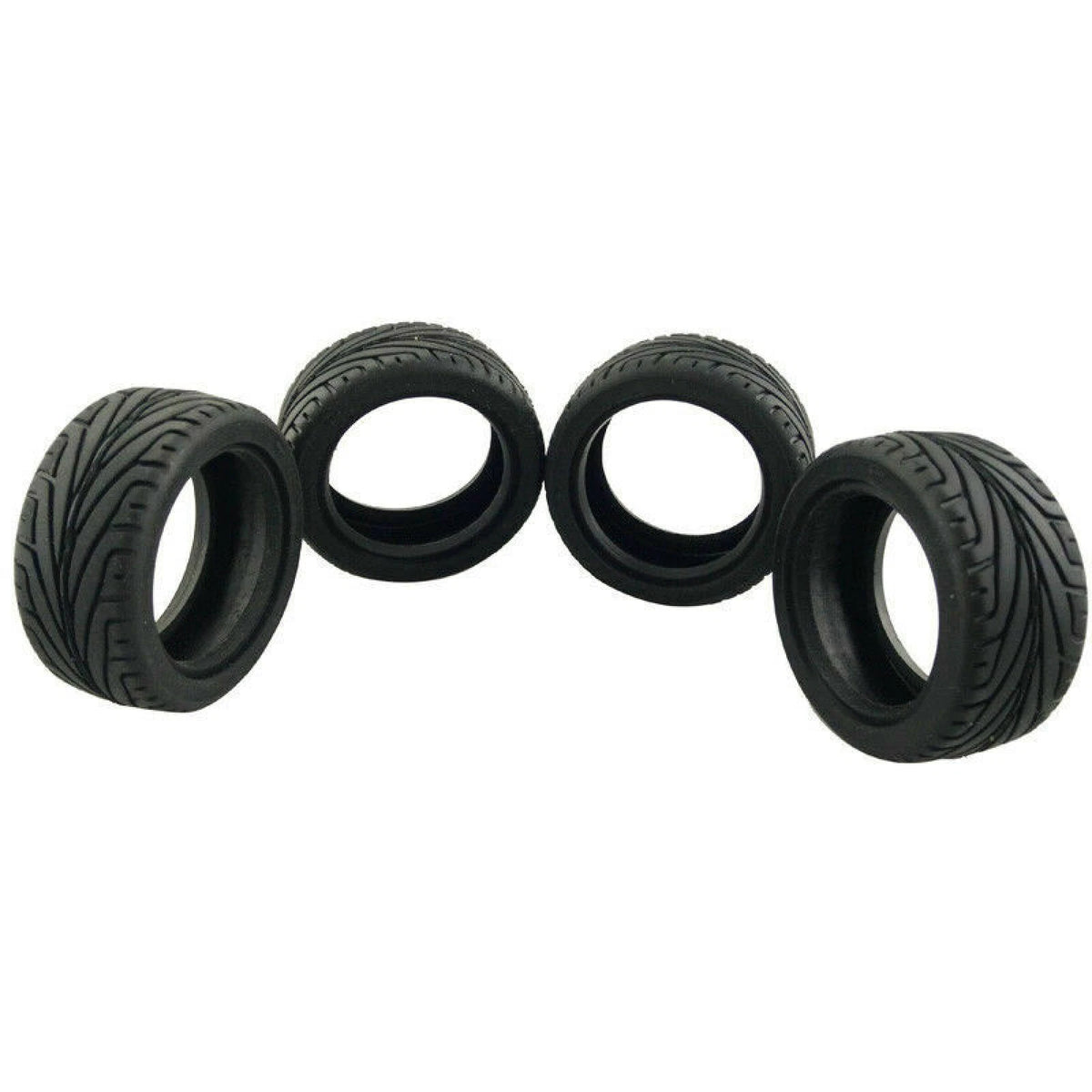 4Pack Rubber Tires Tyres For Wltoys A949 A959 A969 A979 K929 A959-b 1/18 RC Car