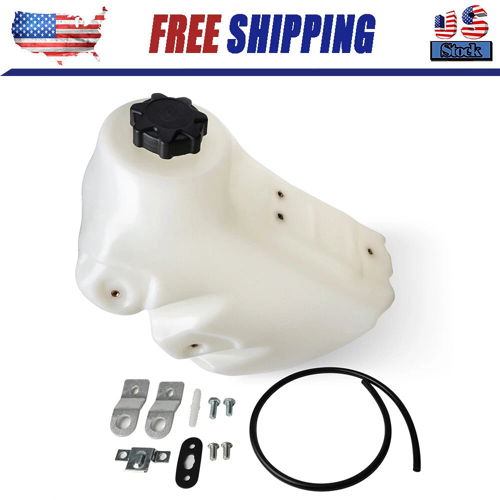 Oversized 3.2 Gal Fuel Gas Tank White For Suzuki DRZ400E DRZ400S 2000-2017