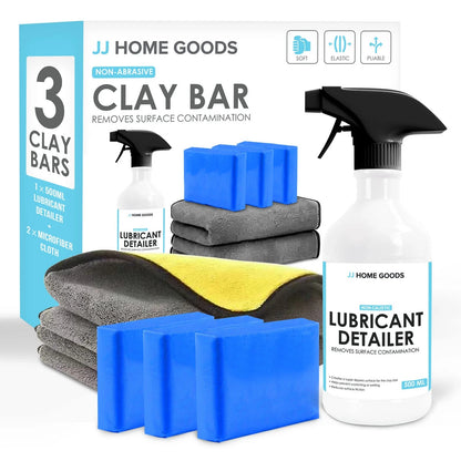 JJ Care Clay Bar Kit - Includes 3 Car Bars for Auto Detailing 300 grams