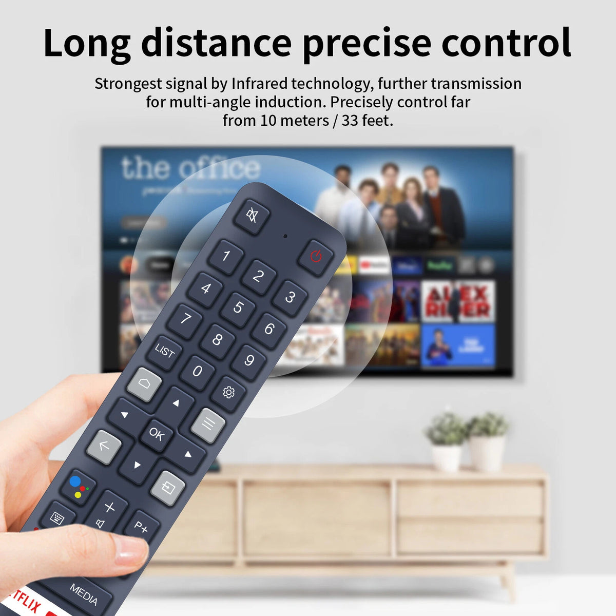 RC901V FMR1 Remote Control For TCL LED TV 32A323 40A323 43P30FS 49P30FS