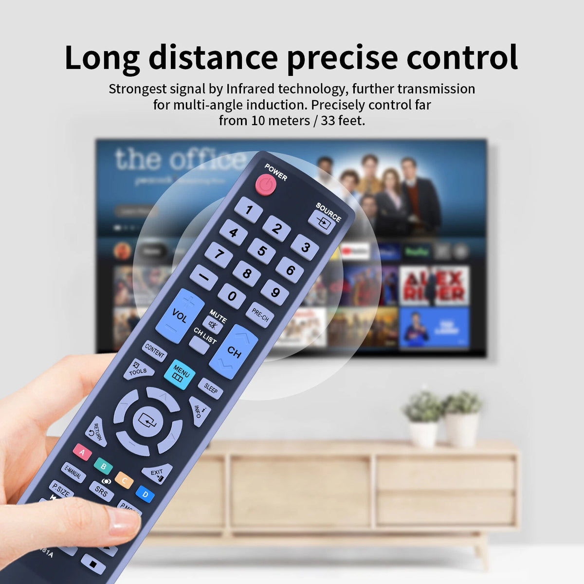 AA59-00481A Remote Control For Samsung TV LN26D450G1D LN32D430G3D LN37D550K1F