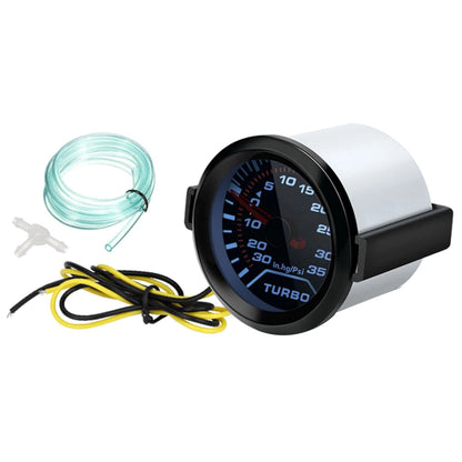 Universal 2" 52mm Turbo Boost Gauge 0-35 PSI Pressure Meter Black Bezel Red