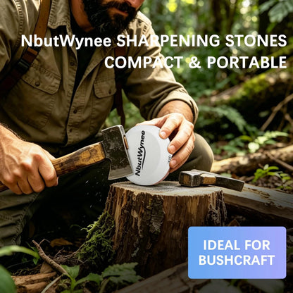 NbutWynee Sharpening Stone Set 3.15 inch x 0.98 inch, White/Blue, White/Red,