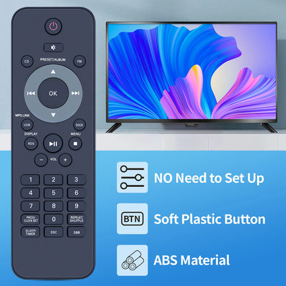RC31A-T2 Remote Control For Philips Micro Music Dock Audio System DCM3060